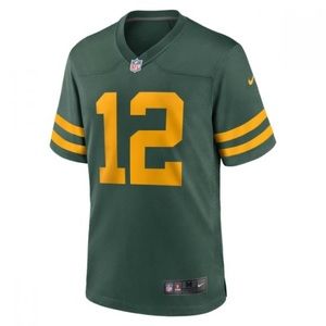 Packers 50s Classic Nike #12 Aaron Rodgers Game Jersey